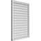 Ekena Millwork Vertical Surface Mount PVC Gable Vent w/ 2"W x 2"H , Brickmould Sill Frame, 30"W x 42"H GVPVE30X4203SN - alternate 5